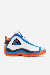 White / Blue / Red Orange Fila Grant Hill 2 Men's Sneakers | 264507-HUT